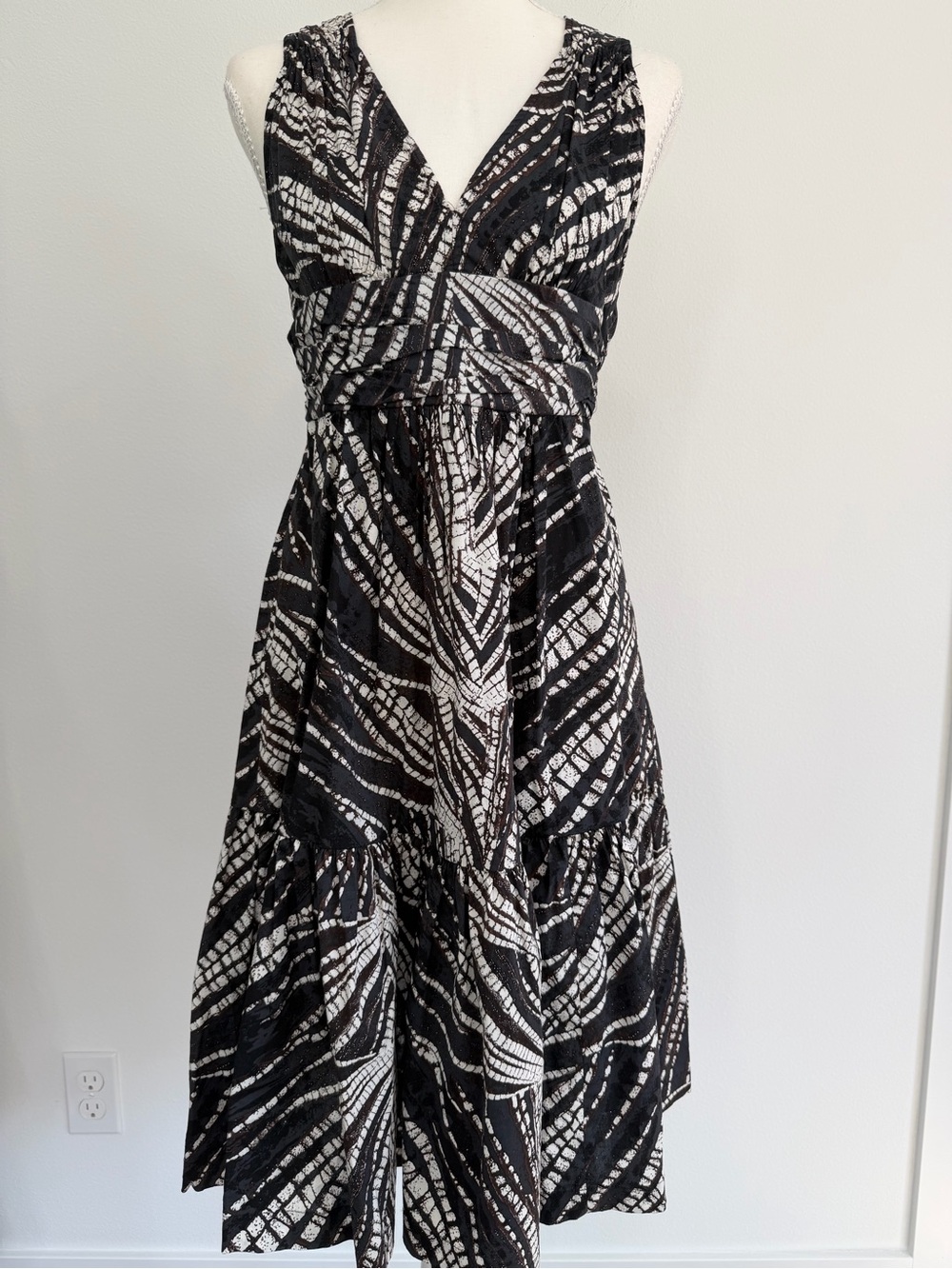 Plenty by Tracy Reese Abstract Print Midi Dress Size 0